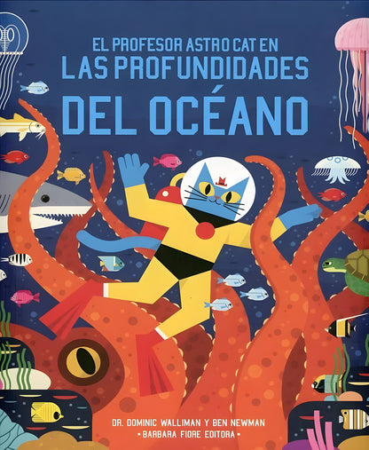 El profesor Astro Cat en las profundidades del océano