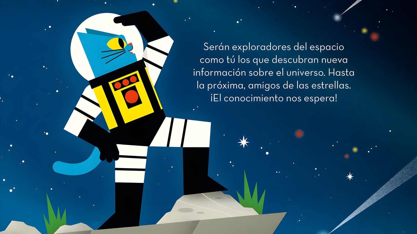 El profesor Astro Cat y las estrellas