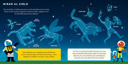 El profesor Astro Cat y las estrellas