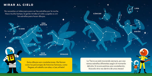 El profesor Astro Cat y las estrellas