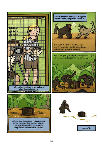 PRIMATES: LA INTREPIDA CIENCIA DE JANE GOODALL, DIAN FOSSEY Y BIRUTE GALDIKAS