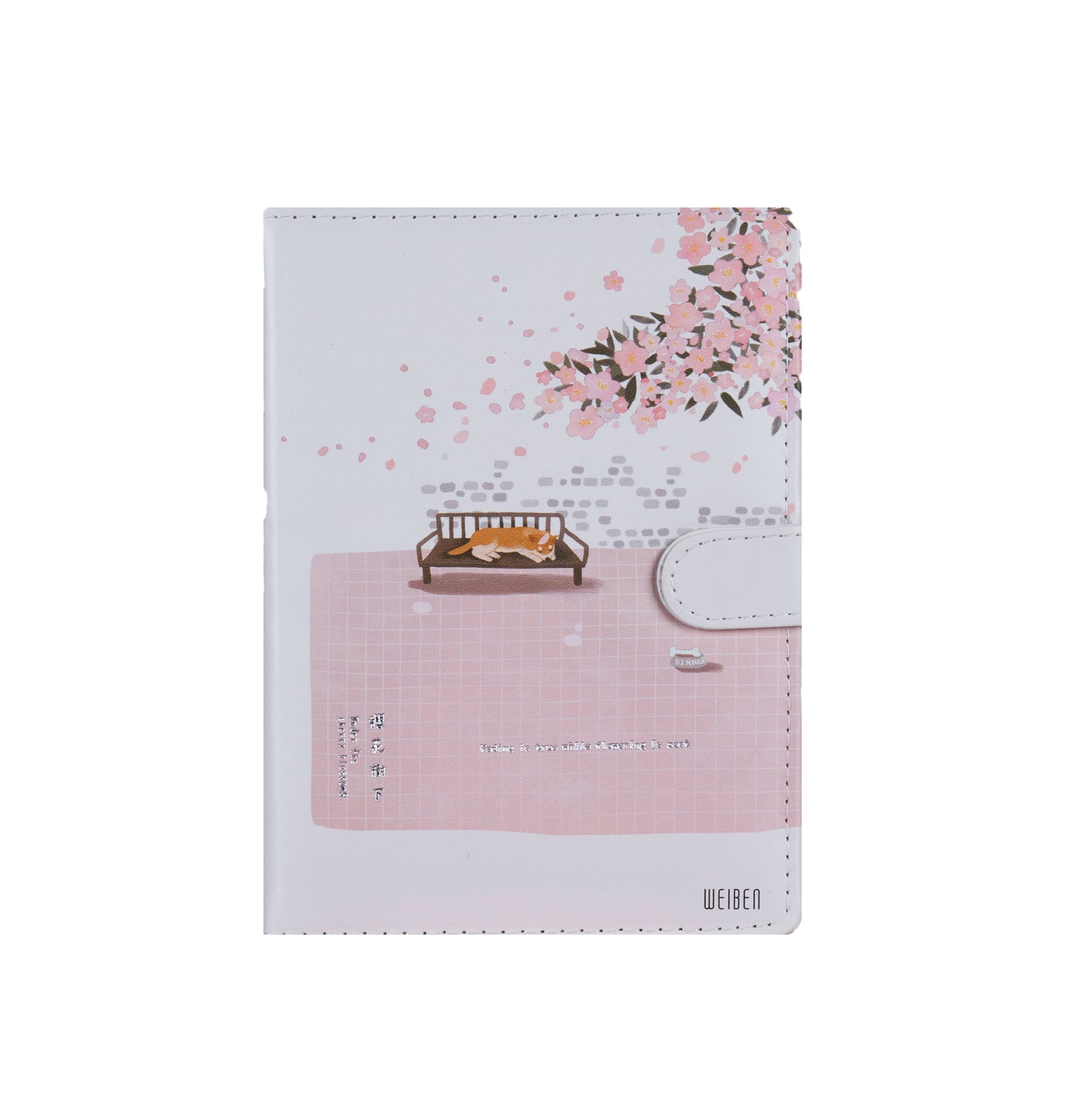 A5 LIBRETA MIXTA TD IMAN PRIMAVERA ROSA