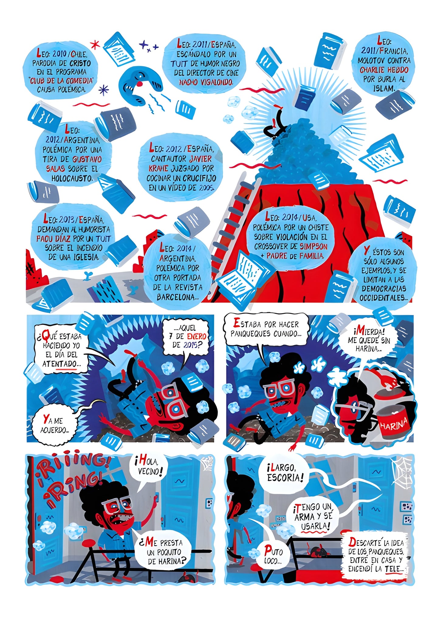 DISPAREN AL HUMORISTA