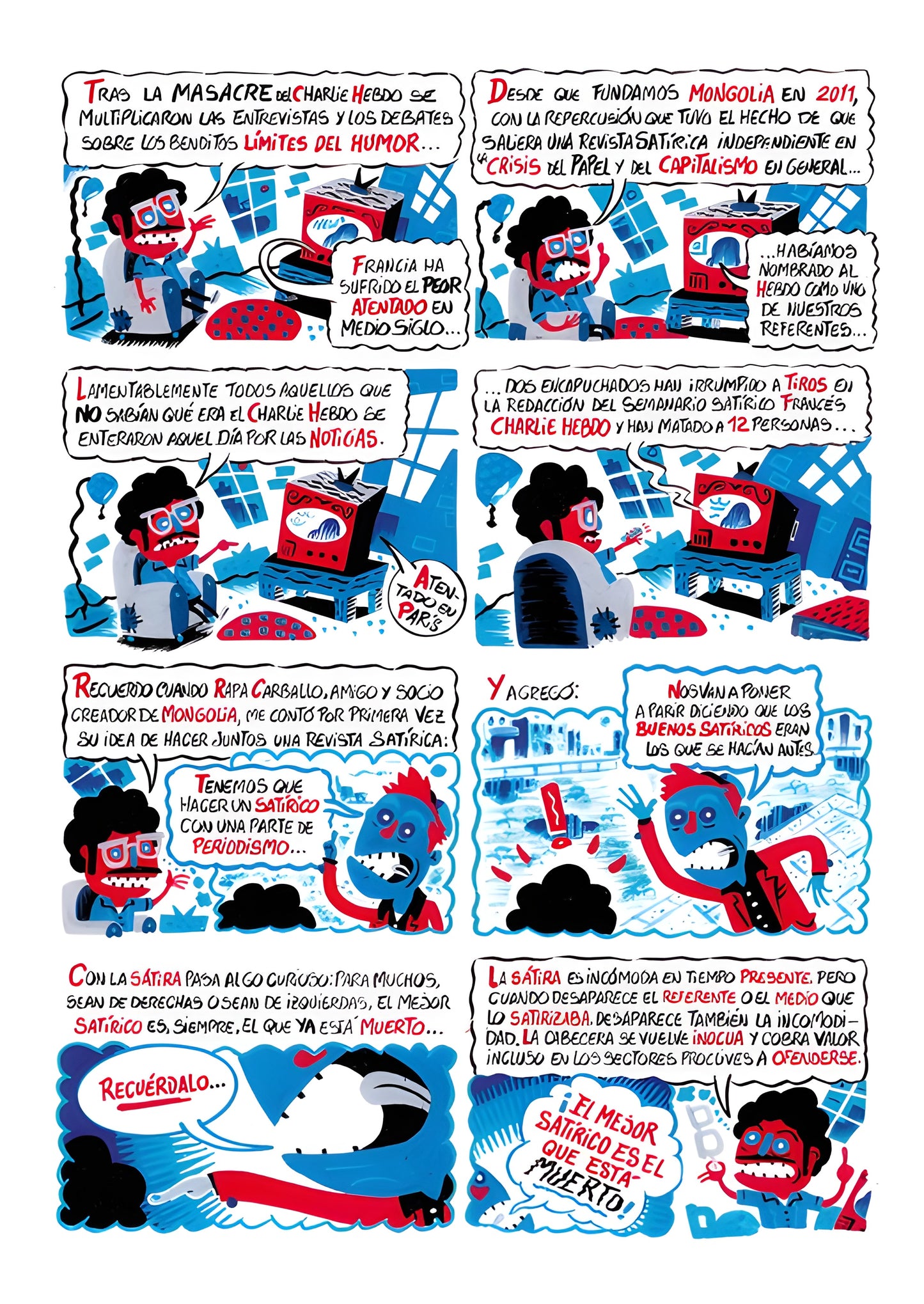 DISPAREN AL HUMORISTA